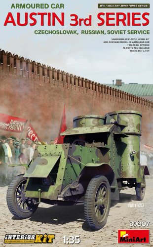 Przejdź do produktu MINIART 39007 - 1:35 Austin Armored Car 3rd series - Czechoslovak, Russian, Soviet service w/ Interior kit