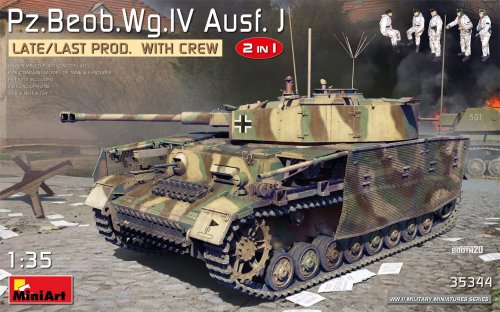 Przejdź do produktu MINIART 35344 - 1:35 Pz.Beob.Wg.IV Ausf. J Late/Last Prod. 2 IN 1 w/ crew