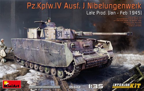 Przejdź do produktu MINIART 35342 - 1:35 Pz.Kpfw.IV Ausf. J Nibelungenwerk Late Prod. (Jan - Feb 1945) w/interior kit