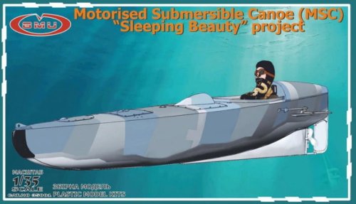 Przejdź do produktu GMU 35001- 1:35 Motorised Submersible Canoe (MSC) Sleeping Beauty project