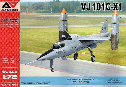 Przejdź do produktu A&A MODELS 7203 - 1:72 VJ101C-X1 Supersonic VTOL fighter