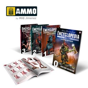 AMMO MIG 6219 - Complete Encyclopedia of Figures Modelling Techniques - 4 volumes