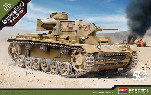 Przejdź do produktu ACADEMY 13531 - 1:35 German Panzer III Ausf. J North Africa