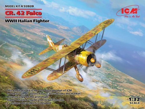 Przejdź do produktu ICM 32020 - 1:32 Fiat CR.42 Falco - WWII Italian Fighter