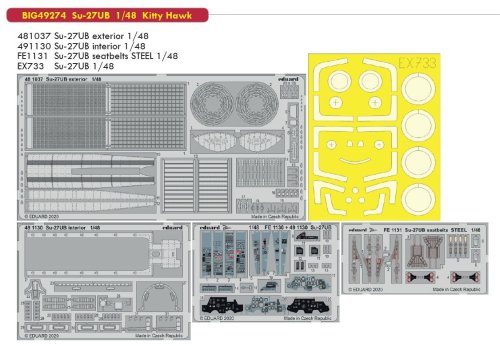 Przejdź do produktu EDUARD BIG49274 - 1:48 Su-27UB