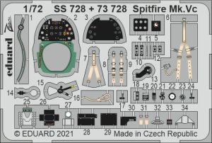 EDUARD SS728 - 1:72 Spitfire Mk.Vc