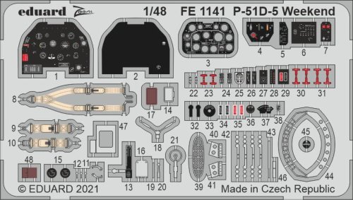 Przejdź do produktu EDUARD FE1141 - 1:48 P-51D-5 Weekend
