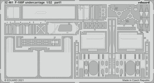 Przejdź do produktu EDUARD 32461 - 1:32 F-100F undercarriage