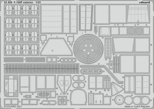 Przejdź do produktu EDUARD 32458 - 1:32 F-100F exterior