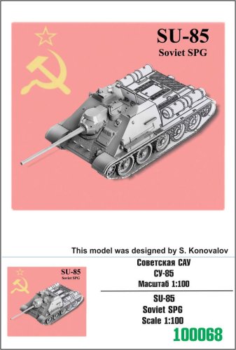 Przejdź do produktu ZEBRANO Z100-068 - 1:100 SU-85 Soviet SPG