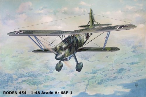 Przejdź do produktu RODEN 454 - 1:48 Arado Ar 68F-1