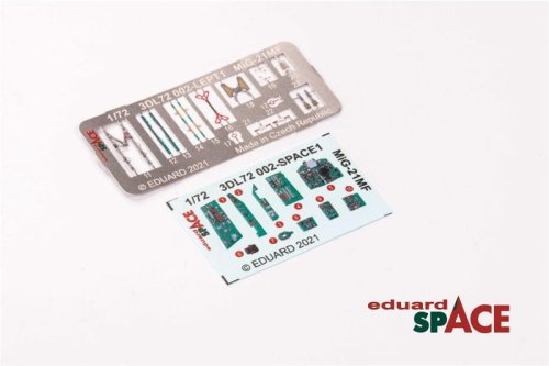 Przejdź do produktu EDUARD 3DL72002 - 1:72 MiG-21MF Space - 3D Decals + PE