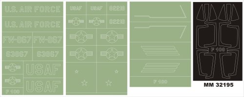 Przejdź do produktu MONTEX MM32195 - 1:32 F-100F