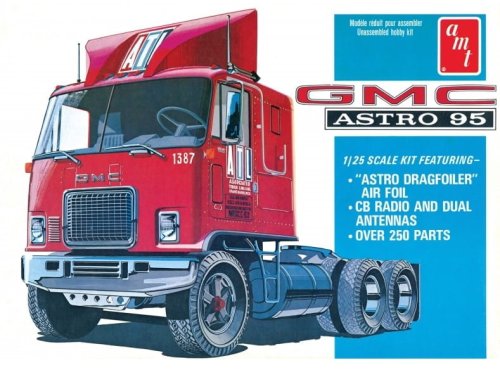 Przejdź do produktu AMT 1140 - 1:25 GMC Astro 95 Truck Tractor