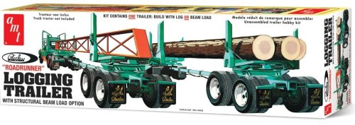 Przejdź do produktu AMT 1103 - 1:25 Peerless Logging Trailer with Structural Beam Load Option