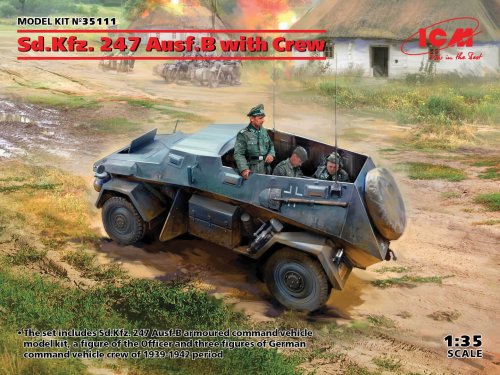 Przejdź do produktu ICM 35111 - 1:35 Sd.Kfz. 247 Ausf.B with Crew
