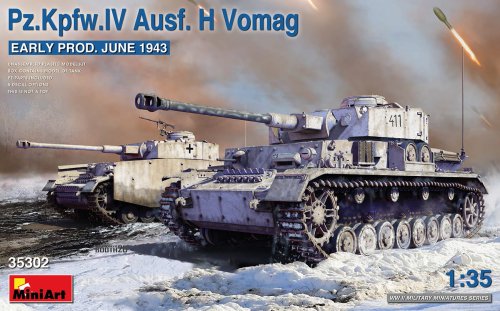 Przejdź do produktu MINIART 35302 - 1:35 Pz.Kpfw.IV Ausf. H Vomag. Early Prod. June 1943