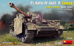 MINIART 35298 - 1:35 Pz.Kpfw.IV Ausf. H Vomag. Early Prod. May 1943 w/ interior