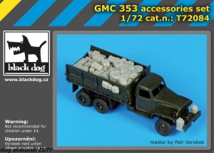 BLACK DOG T72084 - 1:72 GMC 353 accessories set