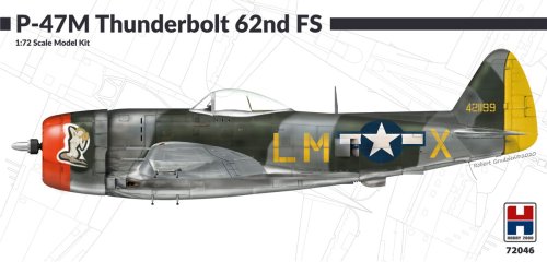 Przejdź do produktu HOBBY 2000 72046 - 1:72 P-47M Thunderbolt 62nd Fighter Squadron
