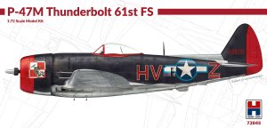 HOBBY 2000 72045 - 1:72 P-47M Thunderbolt 61st Fighter Squadron