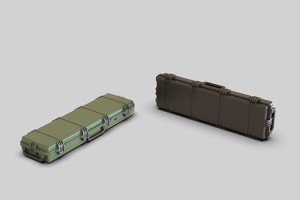 EUREKA XXL E-064 - 1:35 Współczesny zasobnik US Army Pelican na dwa karabinki M16