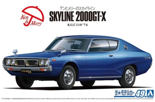 Przejdź do produktu AOSHIMA 06107 - 1:24 Nissan KGC110 Skyline HT2000 GT-X 74