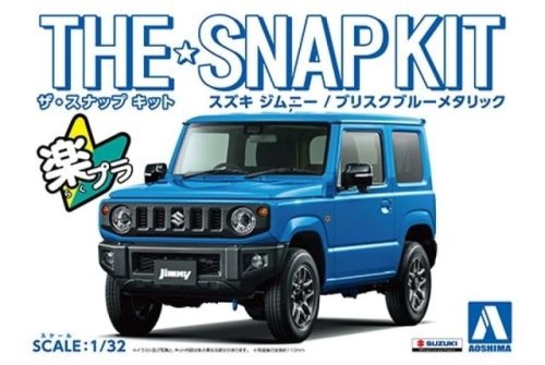 Przejdź do produktu AOSHIMA 05778 - 1:32 Suzuki Jimny - Blue Snapkit