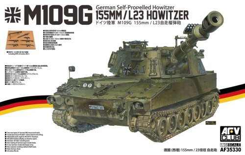 Przejdź do produktu AFV CLUB 35330 - 1:35 M109G 155mm/L23 Self-Propelled Howitzer