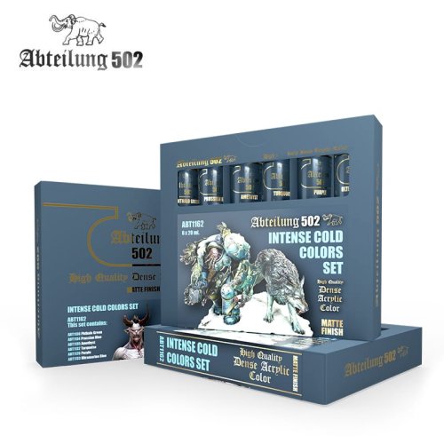 Przejdź do produktu ABTEILUNG 502 ABT1162 - Zestaw farb High Quality Dense Acrylics Colors - Intense Cold Colors Set 6 x 20 ml
