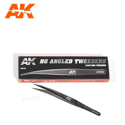 Przejdź do produktu AK INTERACTIVE 9162 - Pęseta - HG Angled Tweezers 02 Flat-End