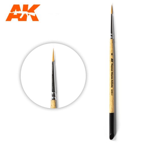 Przejdź do produktu AK INTERACTIVE SK-2 - Pędzel Premium Siberian Kolinsky 2