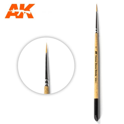 Przejdź do produktu AK INTERACTIVE SK-1 - Pędzel Premium Siberian Kolinsky 1