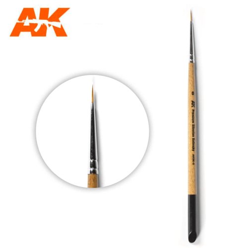 Przejdź do produktu AK INTERACTIVE SK-0 - Pędzel Premium Siberian Kolinsky 0