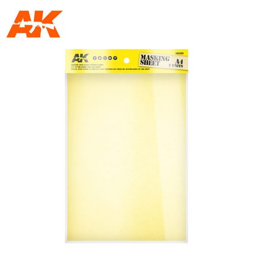 Przejdź do produktu AK INTERACTIVE 8210 - Arkusze do maskowania A4 2 szt