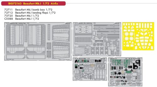 Przejdź do produktu EDUARD BIG72163 - 1:72 Beaufort Mk.I
