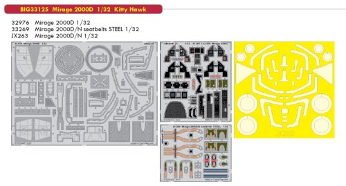 Przejdź do produktu EDUARD BIG33125 - 1:32 Mirage 2000D