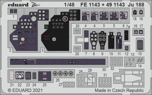 Przejdź do produktu EDUARD FE1143 - 1:48 Ju 188