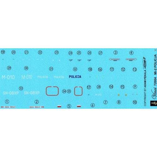 Przejdź do produktu BIGMODEL VINCI 72004 - 1:72 Mi-2 Policja