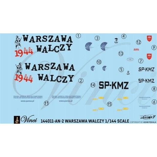 Przejdź do produktu BIGMODEL VINCI 144011 - 1:144 An-2 Warszawa Walczy