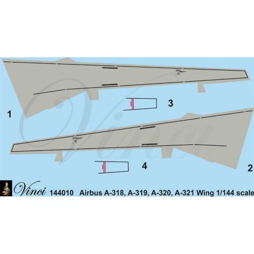 Przejdź do produktu BIGMODEL VINCI 144010 - 1:144 Airbus A318-320 painting wings
