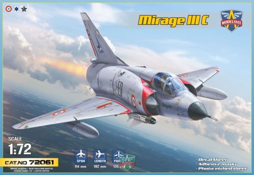 Przejdź do produktu MODELSVIT 72061 - 1:72 Mirage IIIC