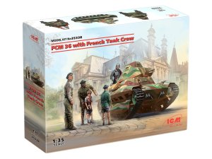 ICM 35338 - 1:35 FCM 36 with French Tank Crew