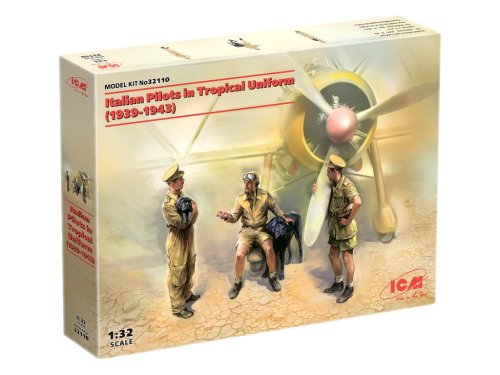 Przejdź do produktu ICM 32110 - 1:32 Italian Pilots in Tropical Uniform (1939-1943)