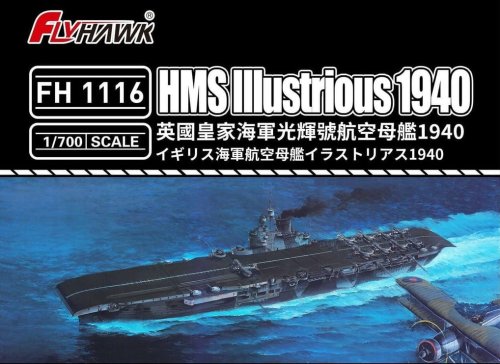 Przejdź do produktu FLYHAWK 1116 - 1:700 HMS Illustrious 1940