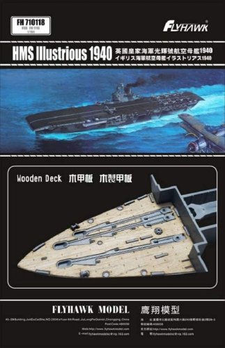 Przejdź do produktu FLYHAWK 710118 - 1:700 HMS Illustrious 1940 - Wooden Deck