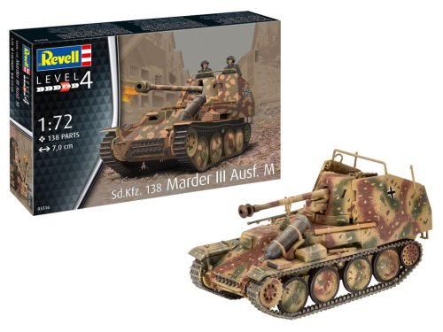 Przejdź do produktu REVELL 03316 - 1:72 Sd.Kfz. 138 Marder III Ausf. M