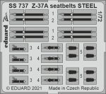 EDUARD SS737 - 1:72 Z-37A seatbelts - SteelL