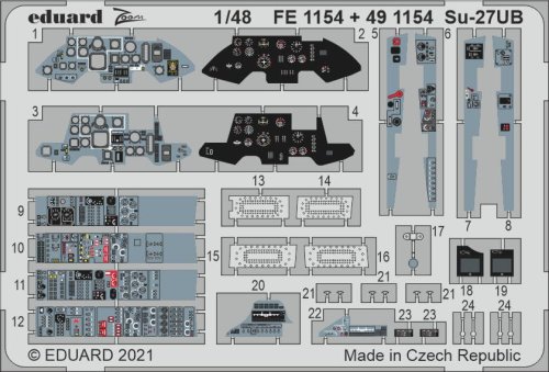 Przejdź do produktu EDUARD FE1154 - 1:48 Su-27UB