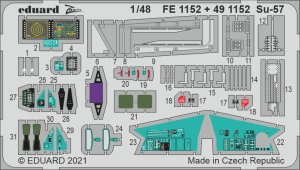 EDUARD FE1152 - 1:48 Su-57 1/48